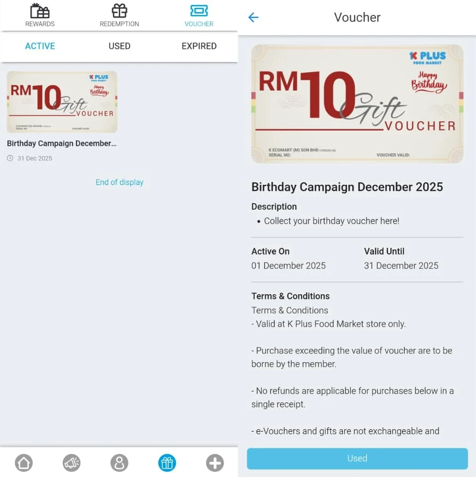 k plus birthday promo