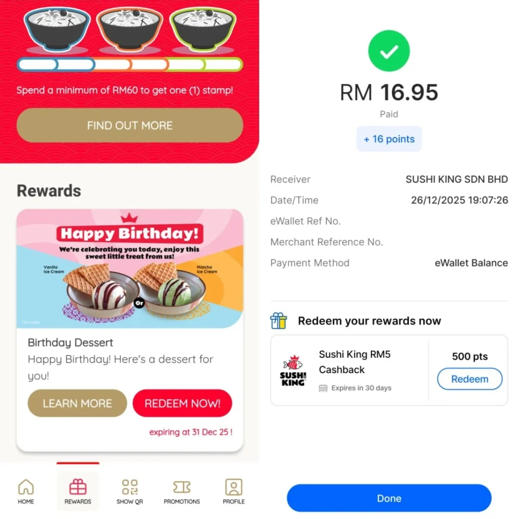 sushi king birthday promo